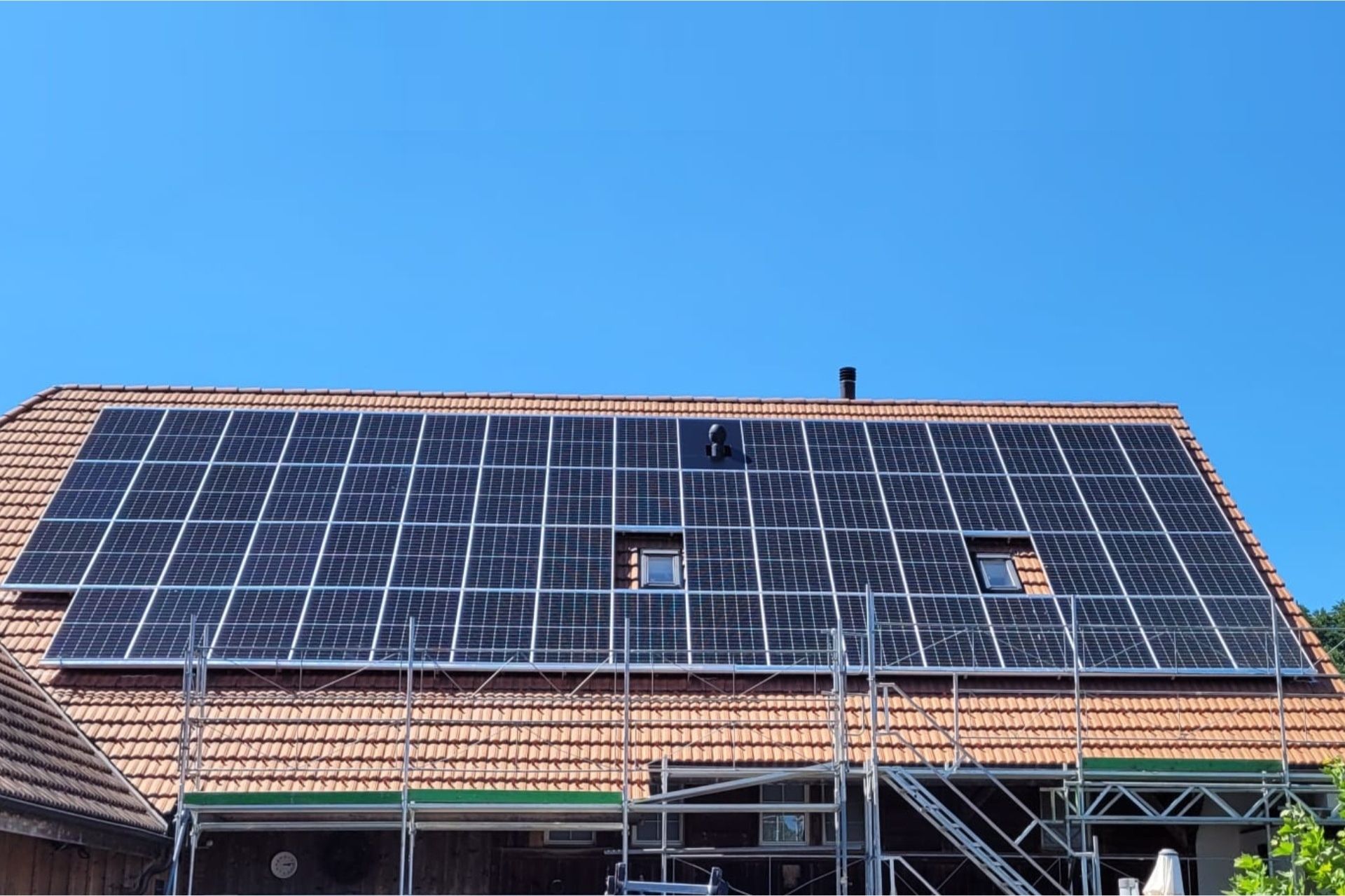 PV-Anlage
auf Bauernhaus