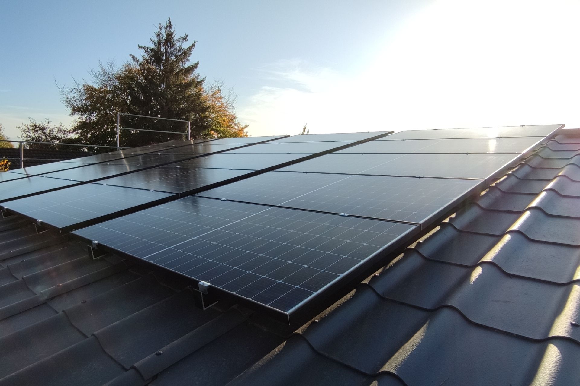 Solaranlage für 
Einfamilienhaus 